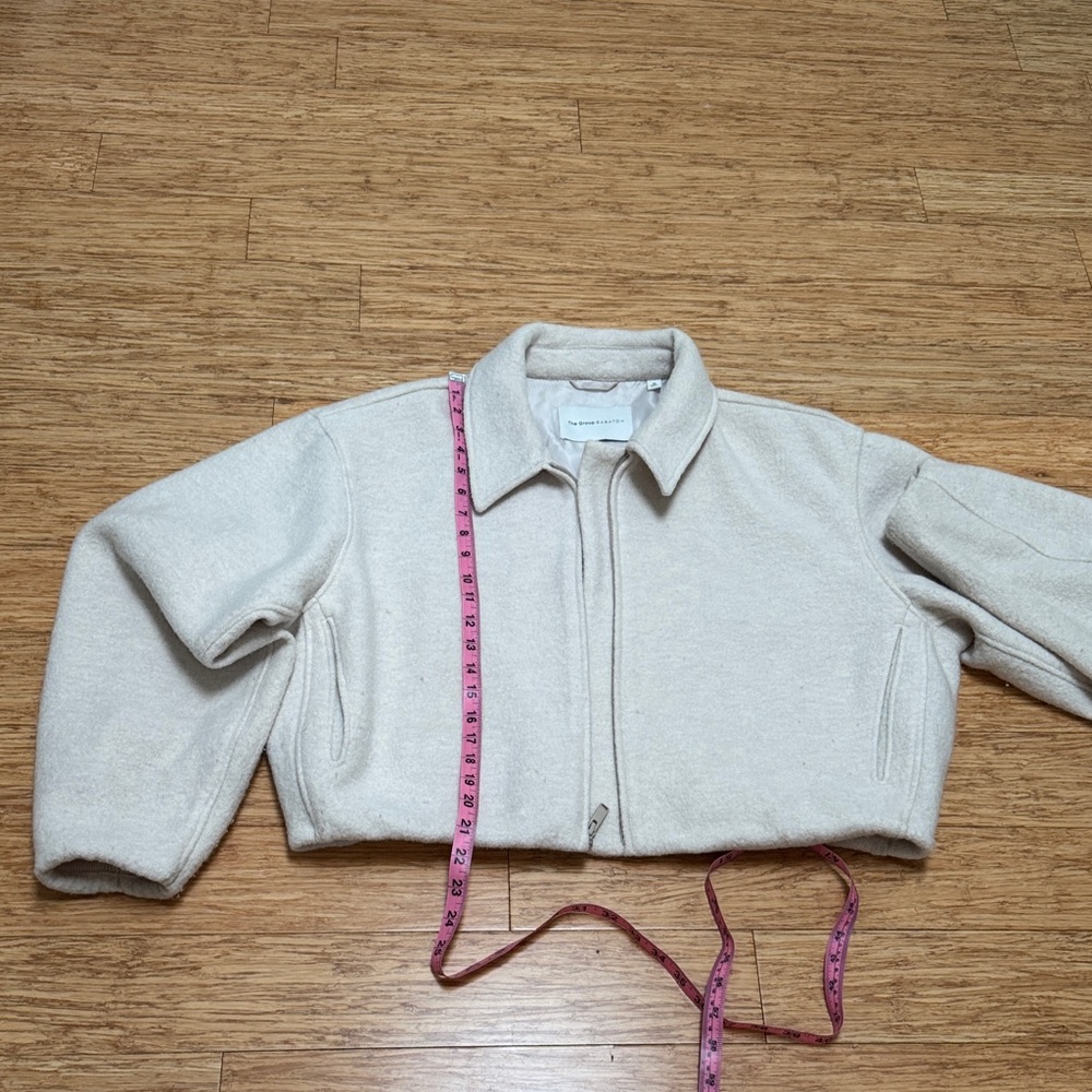 BABATON Cream Zip-Up Jacket XL